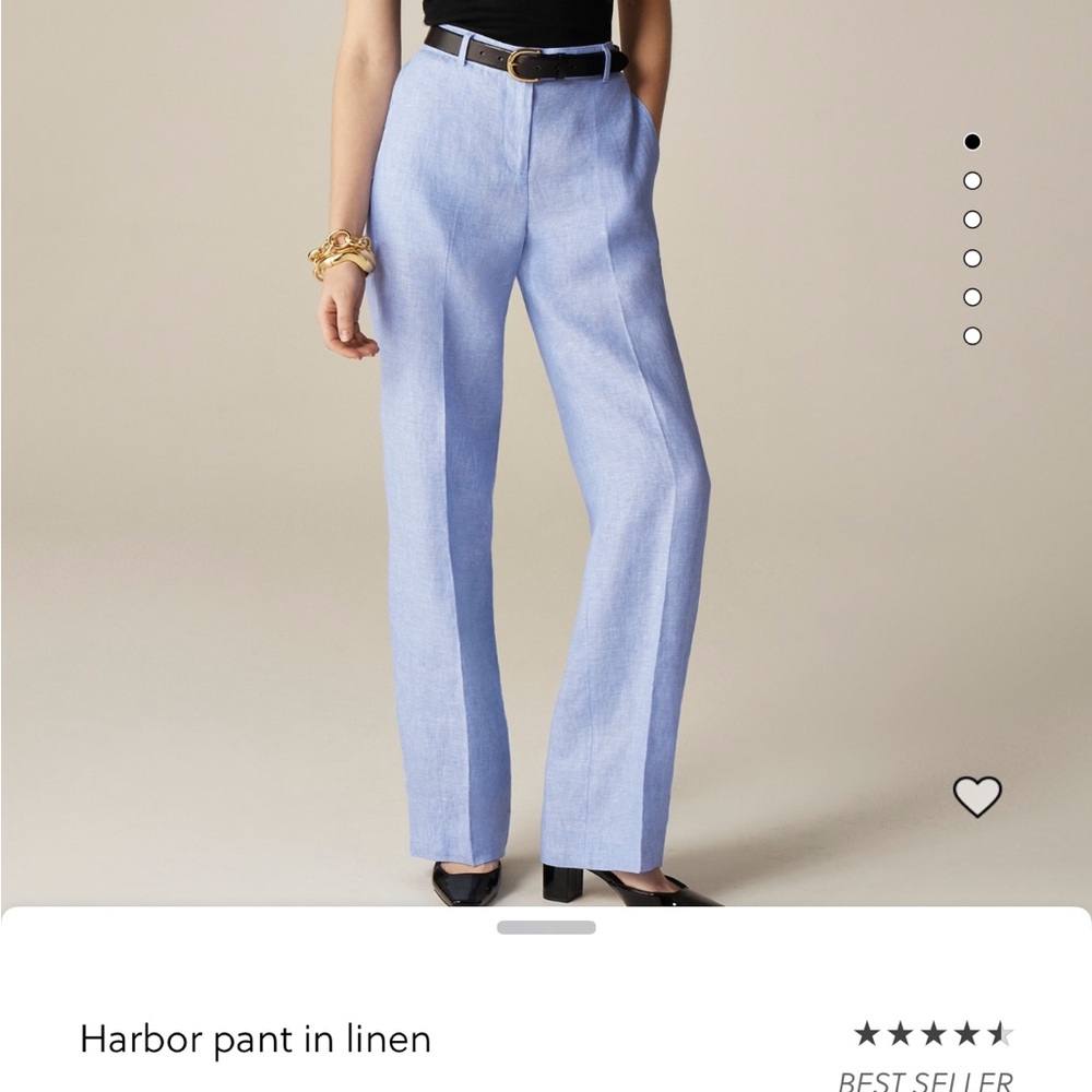 J. Crew Harbor Linen Pants